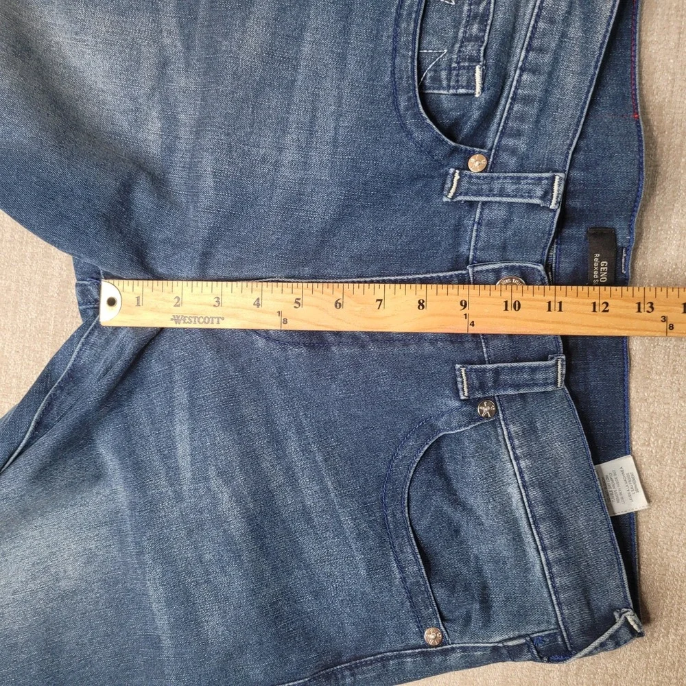 True Religion Geno Relaxed Slim Mens Jeans Blue Medium Wash Size 34